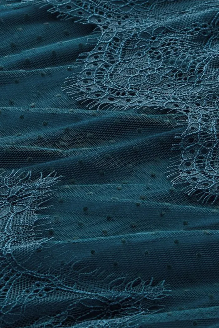 Soft Surroundings Skirts|Frederica Lace Maxi Skirt SailorBlue