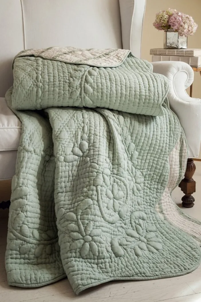 Soft Surroundings Bedding|French Market Quilt Natural