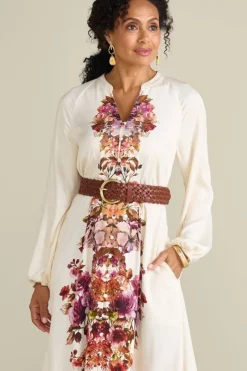 Soft Surroundings Belts|Freya Braided Belt Brown