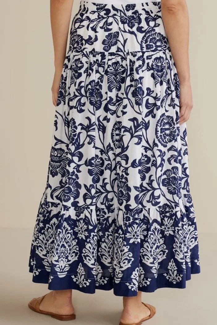 Soft Surroundings Skirts|Gia Maxi Skirt FijiFloral