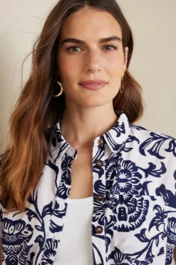 Soft Surroundings Tops|Gia Top FijiFloral