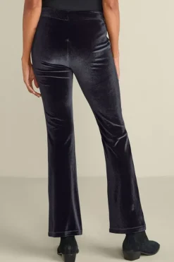 Soft Surroundings Pants|Gianna Velvet Bootcut Pants Black