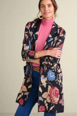 Soft Surroundings Sweaters & Cardigans|Jackets & Coats|Glasgow Sweater Coat Black