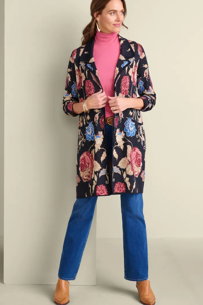 Soft Surroundings Sweaters & Cardigans|Jackets & Coats|Glasgow Sweater Coat Black