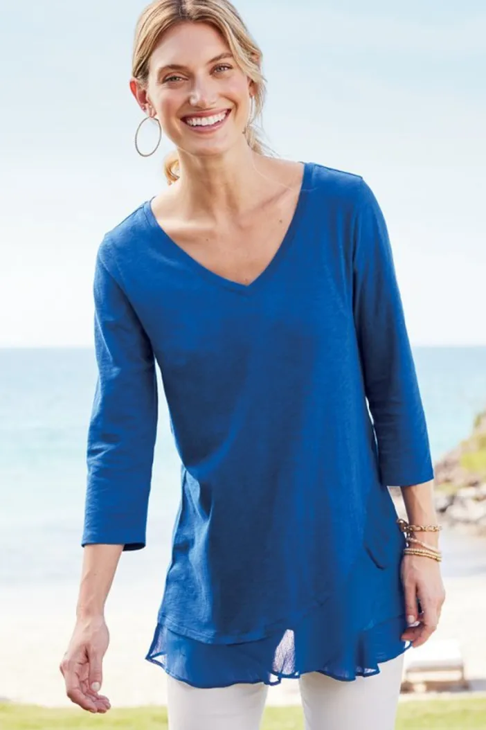 Soft Surroundings Tops|Grace Top