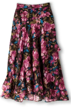 Soft Surroundings Skirts|Hannie Midi Skirt SolsticeFloral