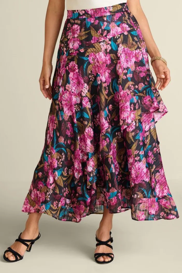 Soft Surroundings Skirts|Hannie Midi Skirt SolsticeFloral
