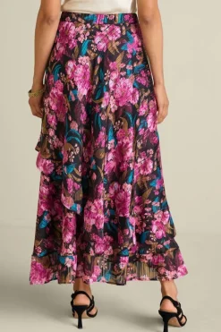 Soft Surroundings Skirts|Hannie Midi Skirt SolsticeFloral