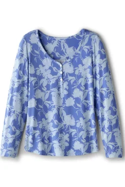 Soft Surroundings Tops|Sleepwear & Lounge|Harmonia Bamboo Sleep Top SketchGardenPersianJew