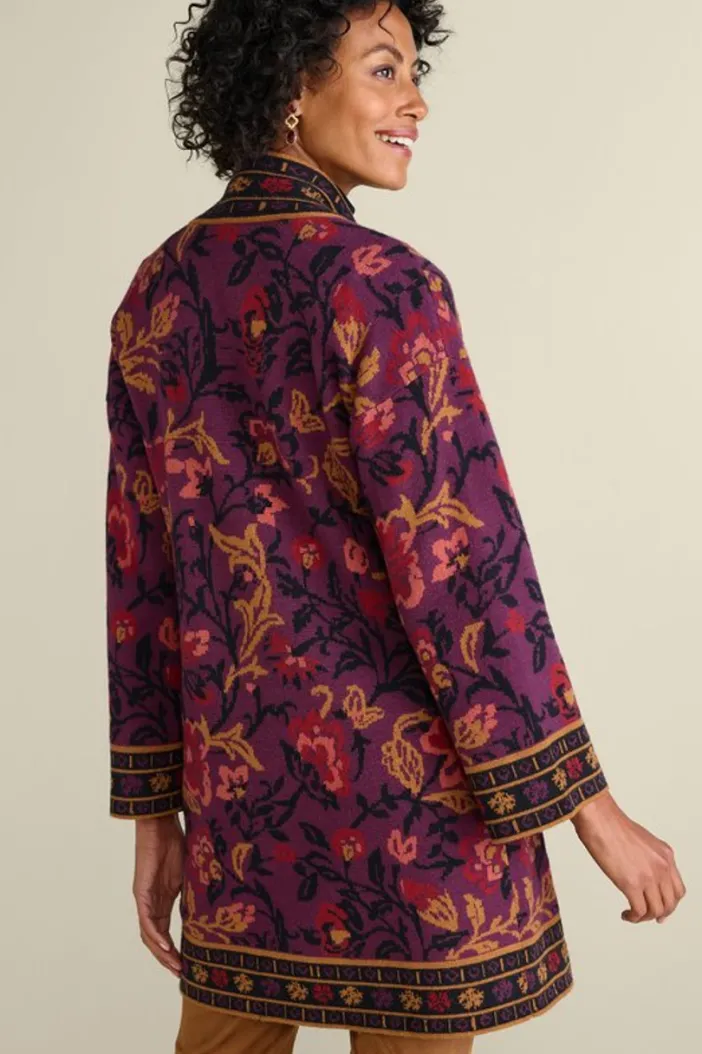 Soft Surroundings Tops|Sweaters & Cardigans|Haven Jacquard Cardigan WinterGardenJacquard