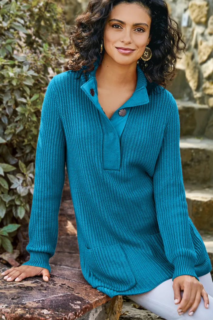 Soft Surroundings Tops|Sweaters & Cardigans|Highland Tunic Sweater