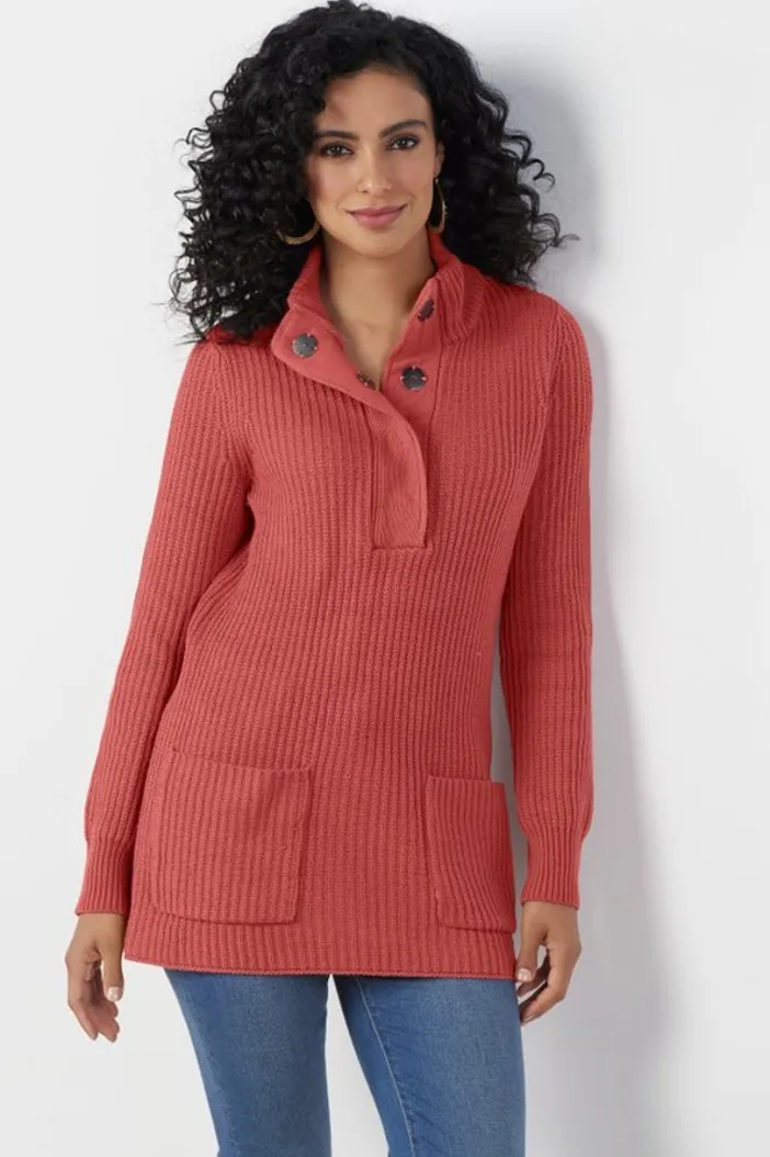 Soft Surroundings Tops|Sweaters & Cardigans|Highland Tunic Sweater