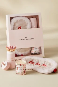 Soft Surroundings Beauty|Holly Jolly Mask Gift Set White