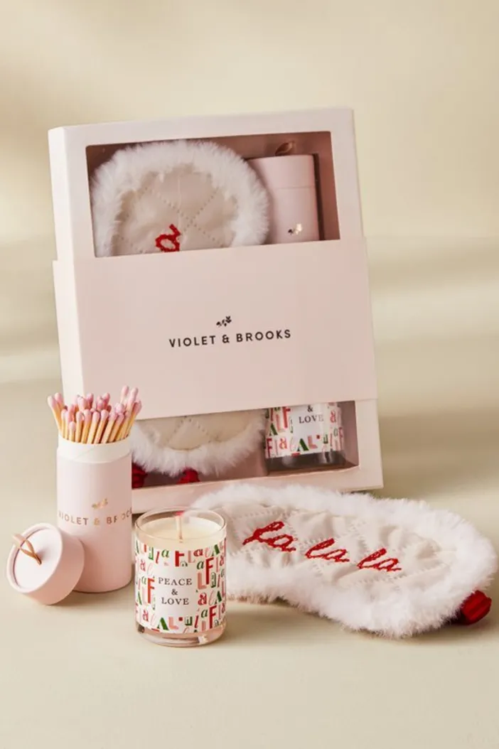 Soft Surroundings Beauty|Holly Jolly Mask Gift Set White