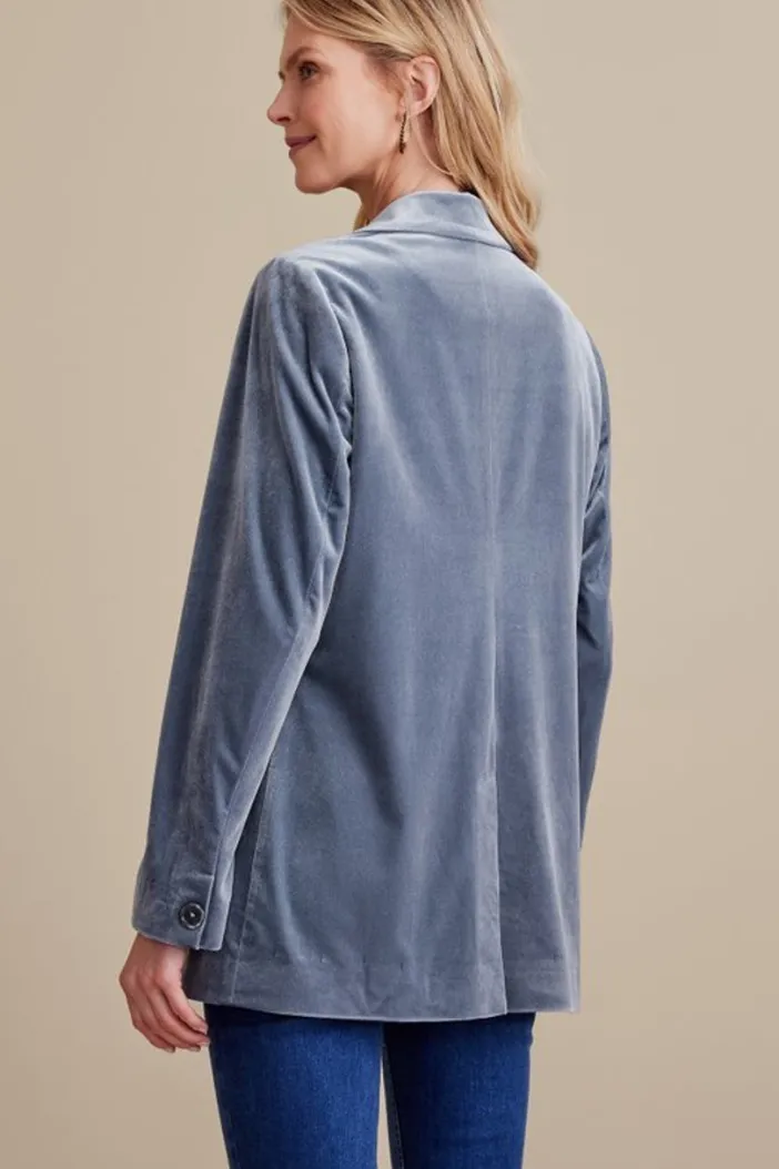 Soft Surroundings Toppers|Jackets & Coats|Holly Velvet Blazer