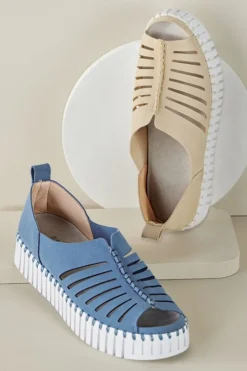 Soft Surroundings Shoes|Ilse Jacobsen Tulip Open Sneaker
