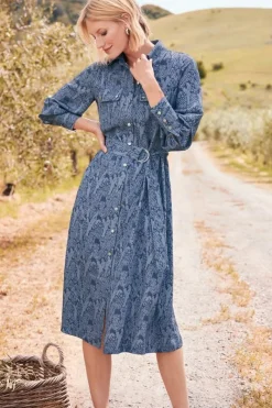 Soft Surroundings Dresses|Irina Dress NightshadowBlue
