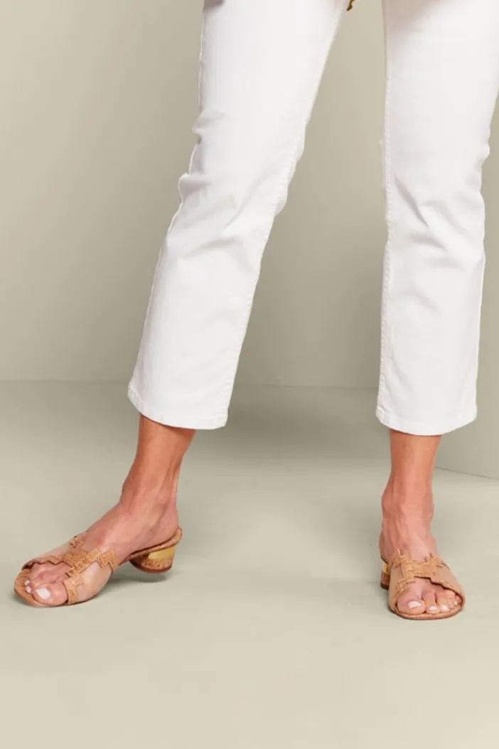 Soft Surroundings Shoes|J. Renee Amorra Mesh Slide Cork/Gold