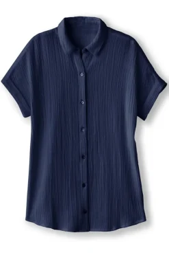 Soft Surroundings Tops|Je Veux Gauze Top