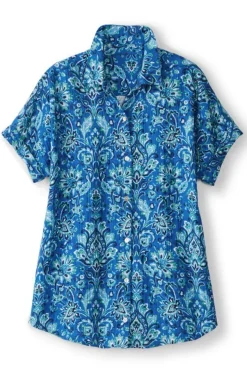 Soft Surroundings Tops|Je Veux Gauze Top