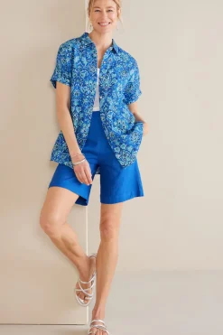 Soft Surroundings Tops|Je Veux Gauze Top