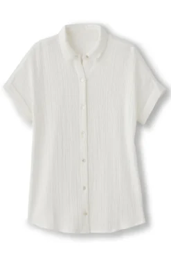 Soft Surroundings Tops|Je Veux Gauze Top