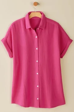 Soft Surroundings Tops|Je Veux Gauze Top