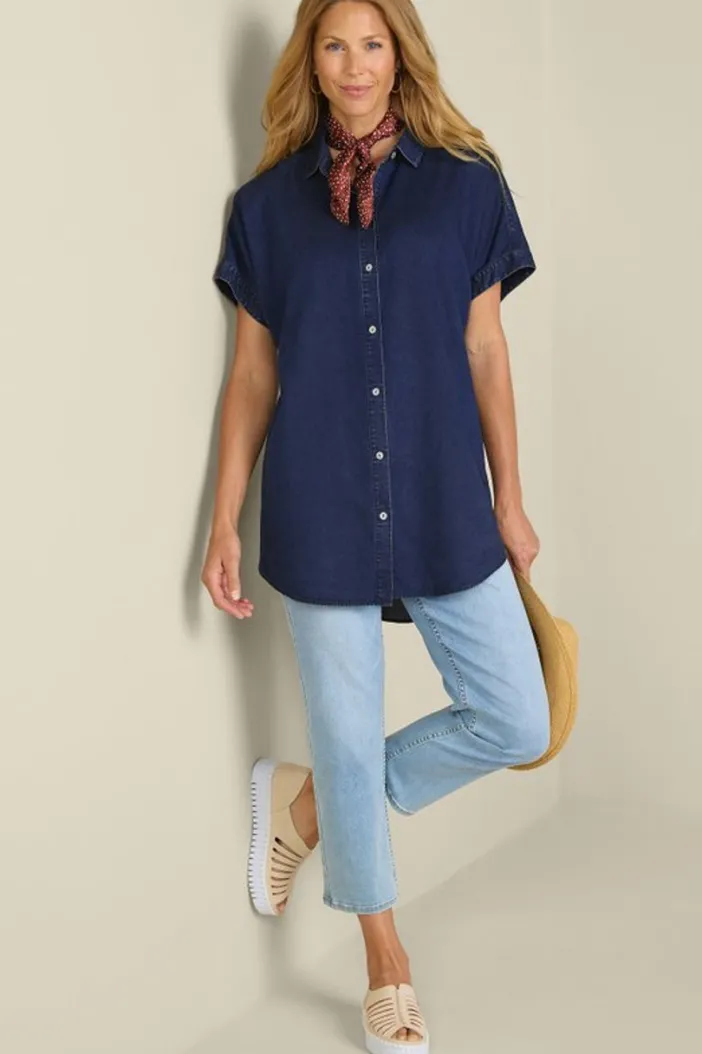 Soft Surroundings Tops|Je Veux Tencel™ Shirt