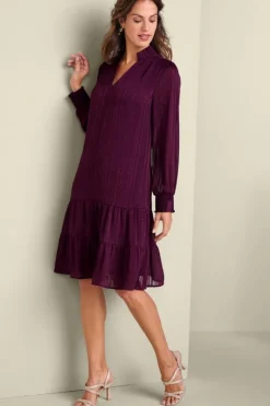 Soft Surroundings Dresses|Jocelyn Dress GrapeWine