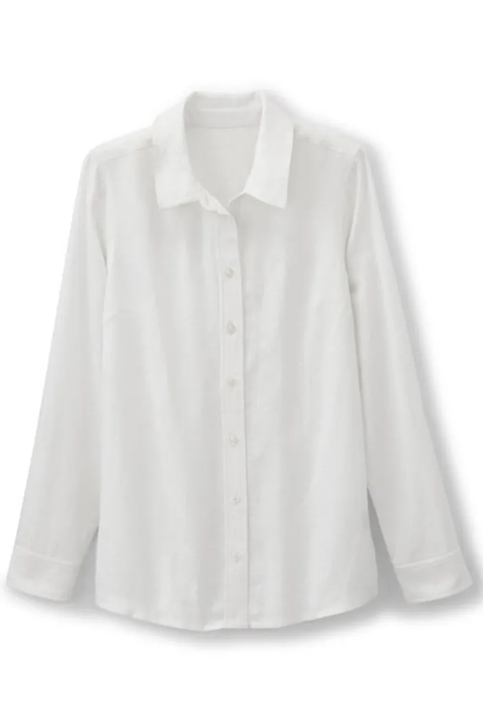 Soft Surroundings Tops|Jordan Linen Blend Shirt