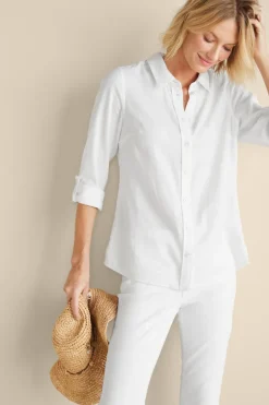 Soft Surroundings Tops|Jordan Linen Blend Shirt