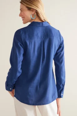 Soft Surroundings Tops|Jordan Linen Blend Shirt