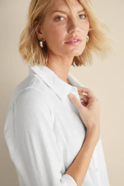Soft Surroundings Tops|Jordan Linen Blend Shirt