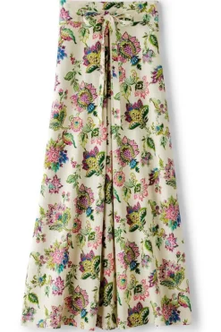Soft Surroundings Skirts|Jordan Linen Blend Skirt IpanemaFlowers