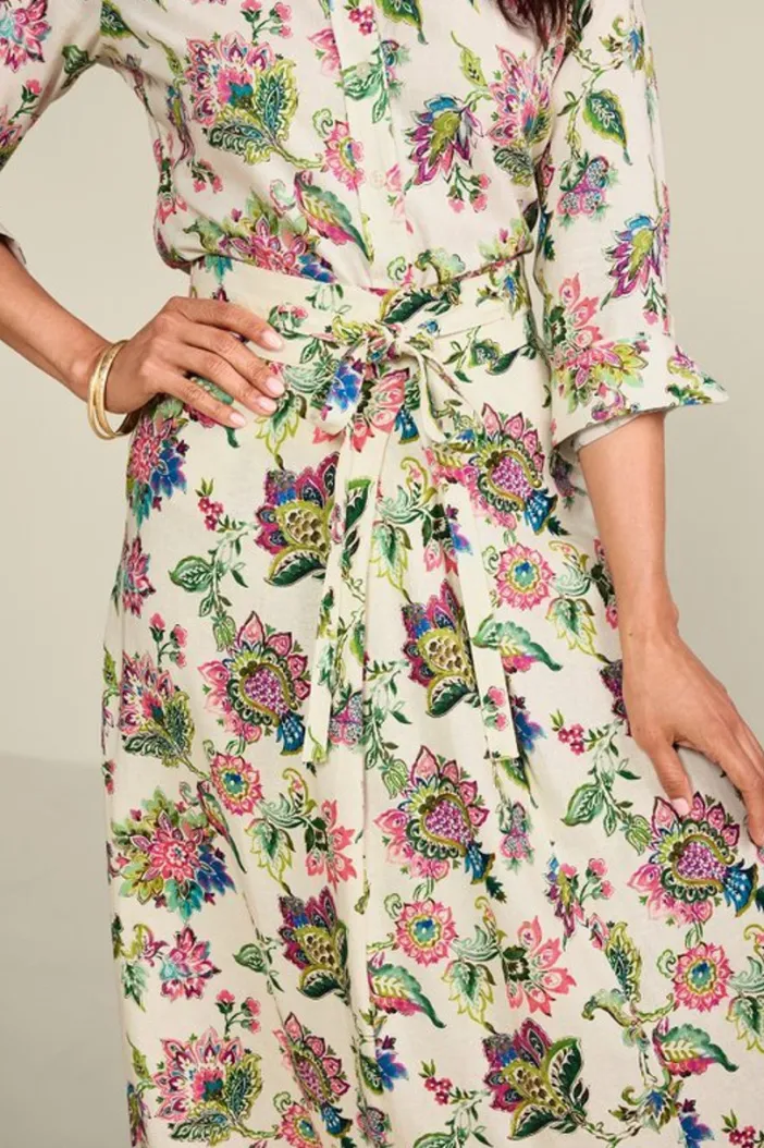 Soft Surroundings Skirts|Jordan Linen Blend Skirt IpanemaFlowers