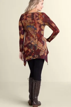 Soft Surroundings Tops|Julia Top ButterflyMulti