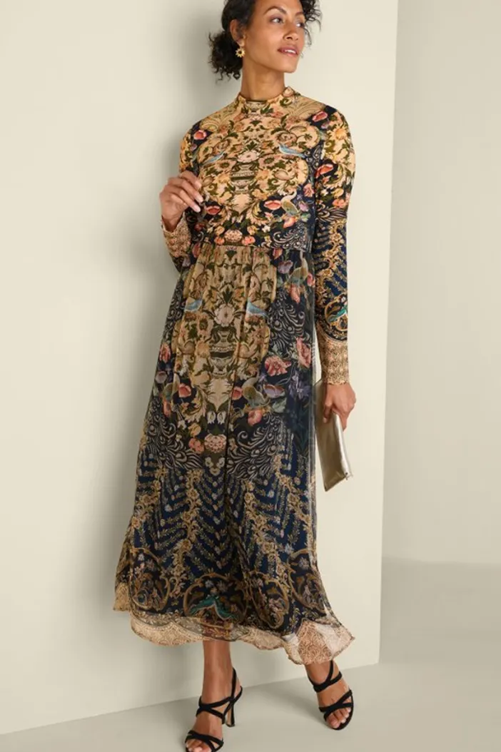 Soft Surroundings Dresses|Kalista Maxi Dress IconScarf