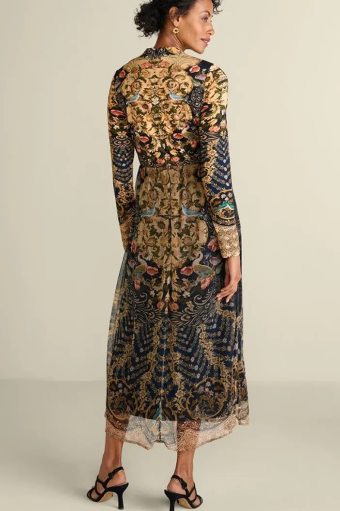 Soft Surroundings Dresses|Kalista Maxi Dress IconScarf