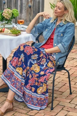 Soft Surroundings Skirts|Kara Skirt HarvestScarf