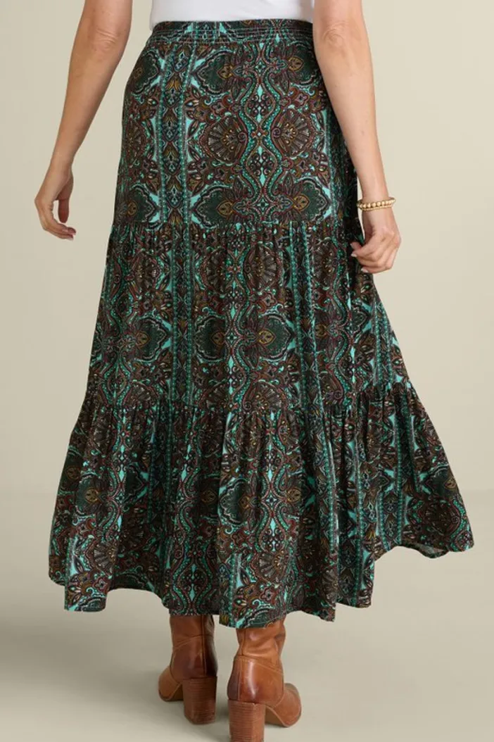 Soft Surroundings Skirts|Kara Skirt HarvestScarf