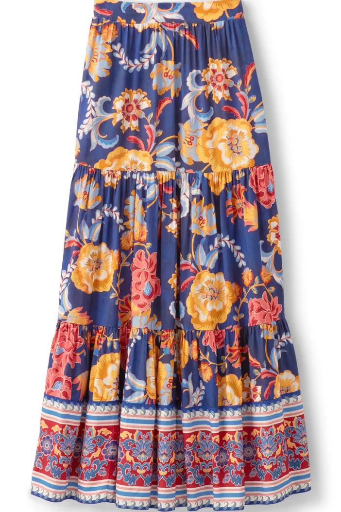 Soft Surroundings Skirts|Kara Skirt HarvestScarf