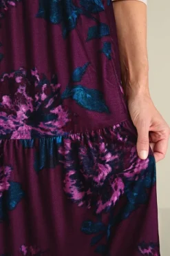 Soft Surroundings Skirts|Kara Velvet Skirt BordeauxBloom