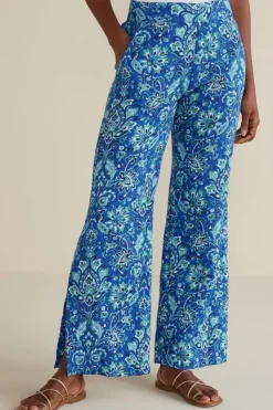 Soft Surroundings Pants|Khulani Wide Leg Gauze Pants
