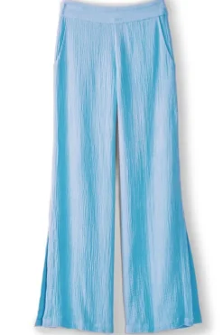 Soft Surroundings Pants|Khulani Wide Leg Gauze Pants