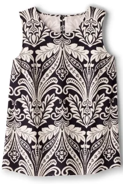 Soft Surroundings Tops|Korva Tank CabanaScarfNeutral