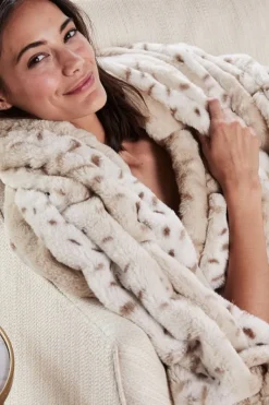 Soft Surroundings Bedding|Bedding Essentials|La Parisienne Faux Fur Throw