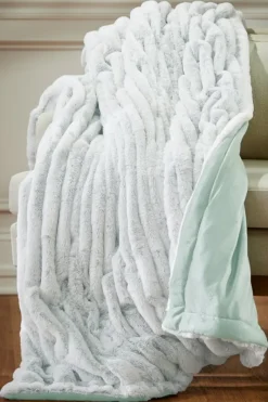 Soft Surroundings Bedding|Bedding Essentials|La Parisienne Faux Fur Throw