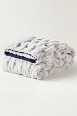 Soft Surroundings Bedding|Bedding Essentials|La Parisienne Faux Fur Throw