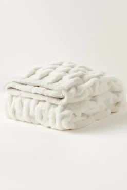 Soft Surroundings Bedding|Bedding Essentials|La Parisienne Faux Fur Throw