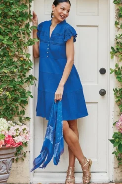 Soft Surroundings Dresses|Lakely Short Dress Sapphire